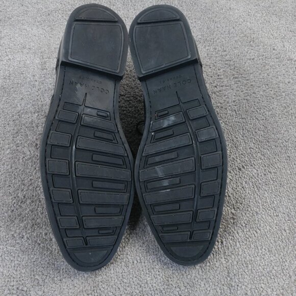 Cole Haan Grand OS Jefferson Wingtip Oxford Mens 11.5 Shoes Black Leather C23795 - Picture 2 of 12